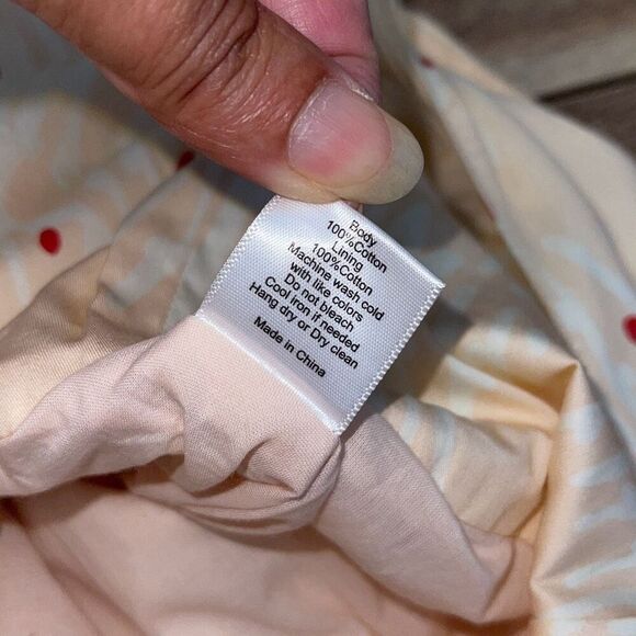 Hunter Bell Braden Dress Abstract Coral Lined Pockets Size 6 NWOT $485 - Picture 13 of 13